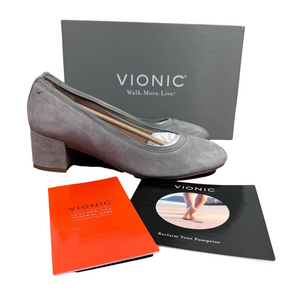 VIONIC Olympia Natalia Slate Gray Women’s Pump Size 7.5 #B1207